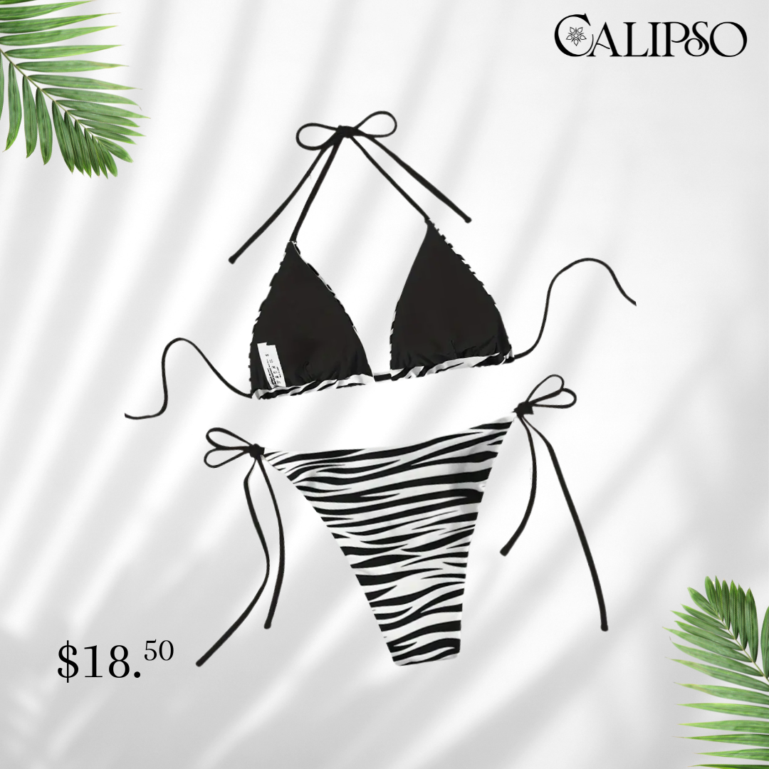 Zebra style bikini