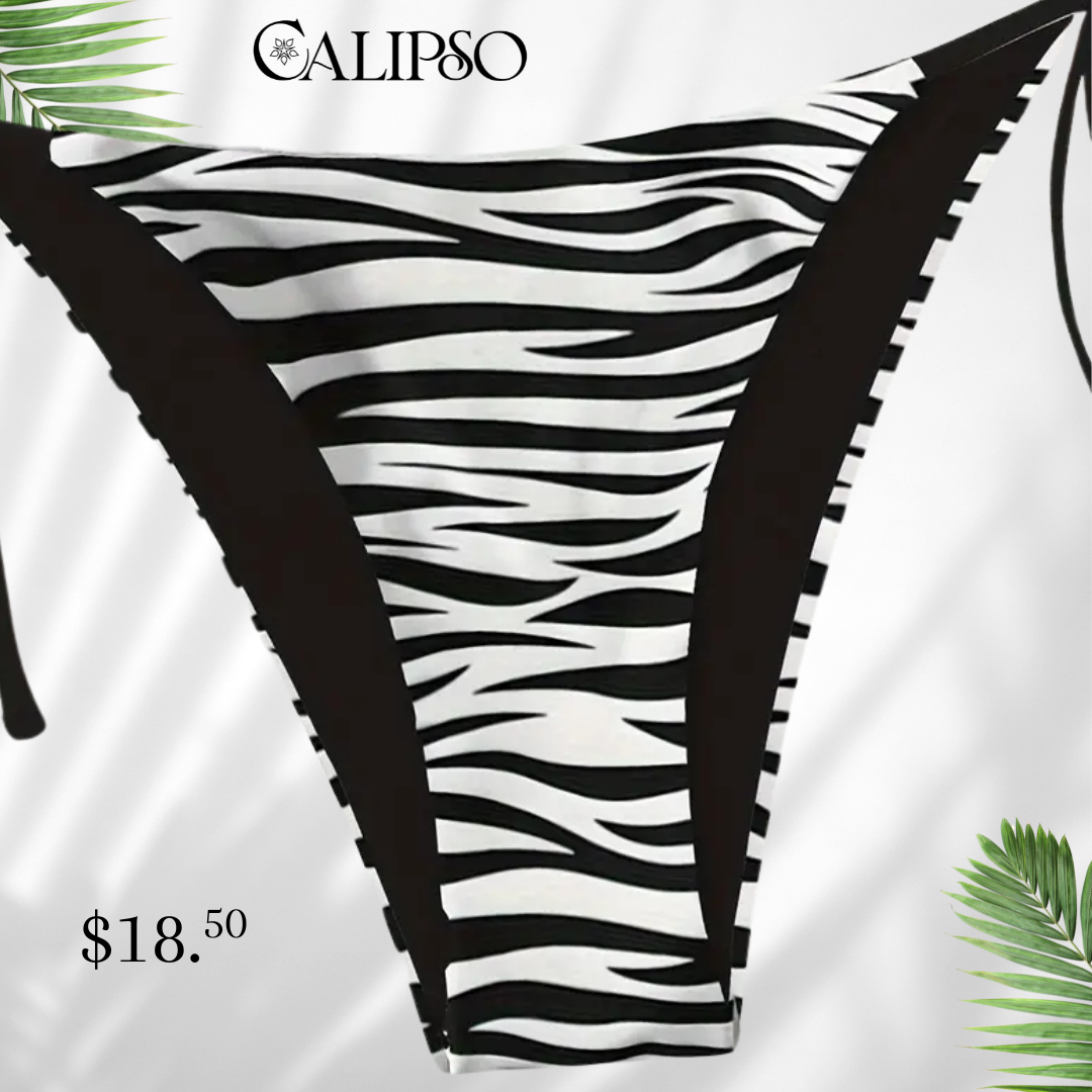 Zebra style bikini