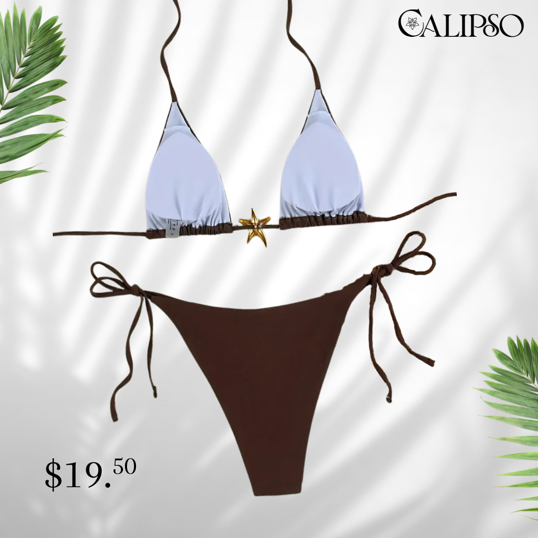 Golden star bikini