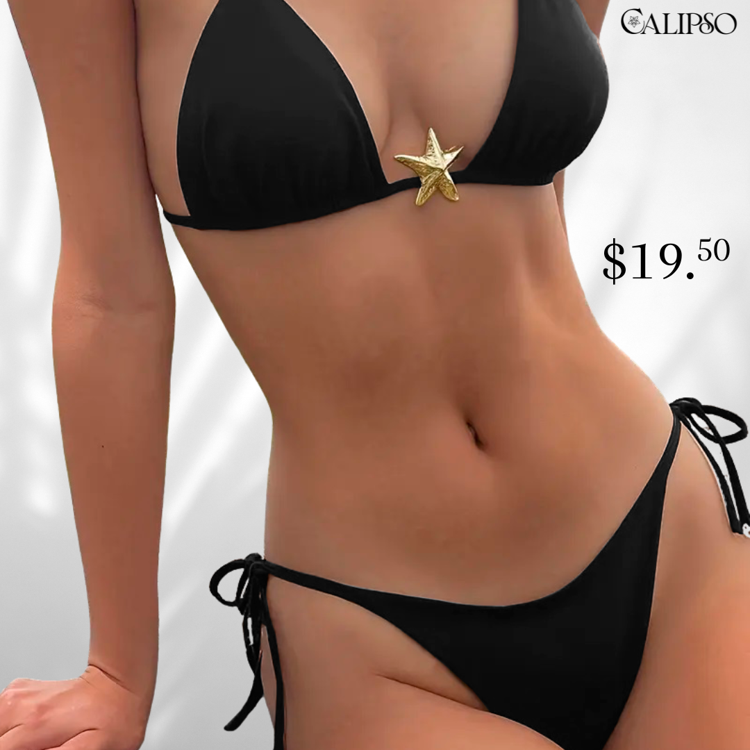 Golden star bikini