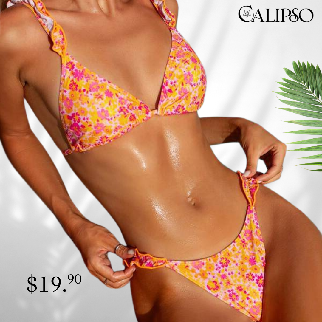 Orange carnival bikini