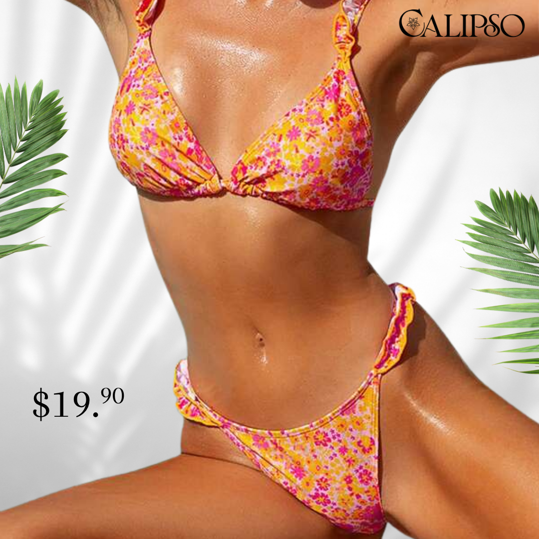 Orange carnival bikini