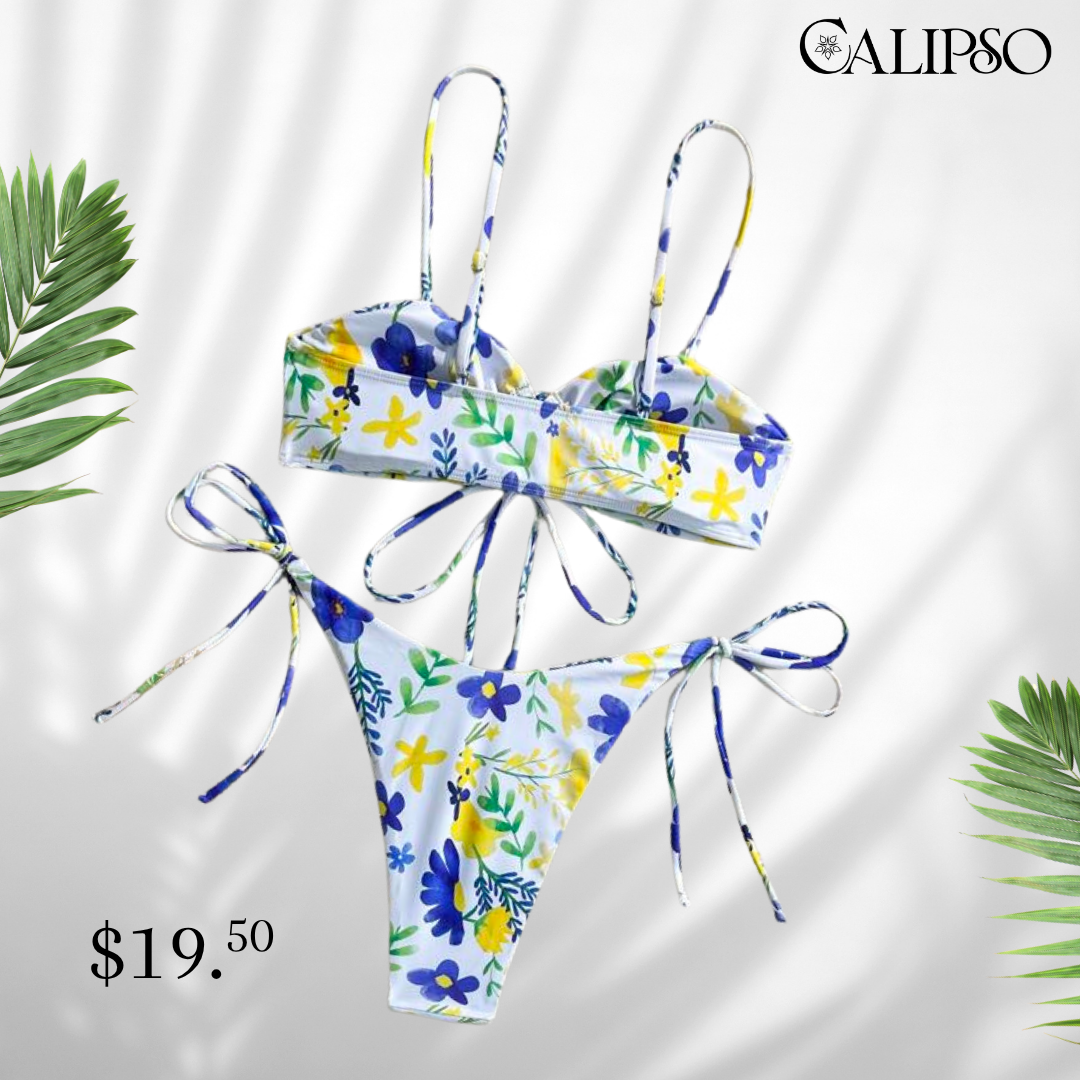 festival flowers bikini