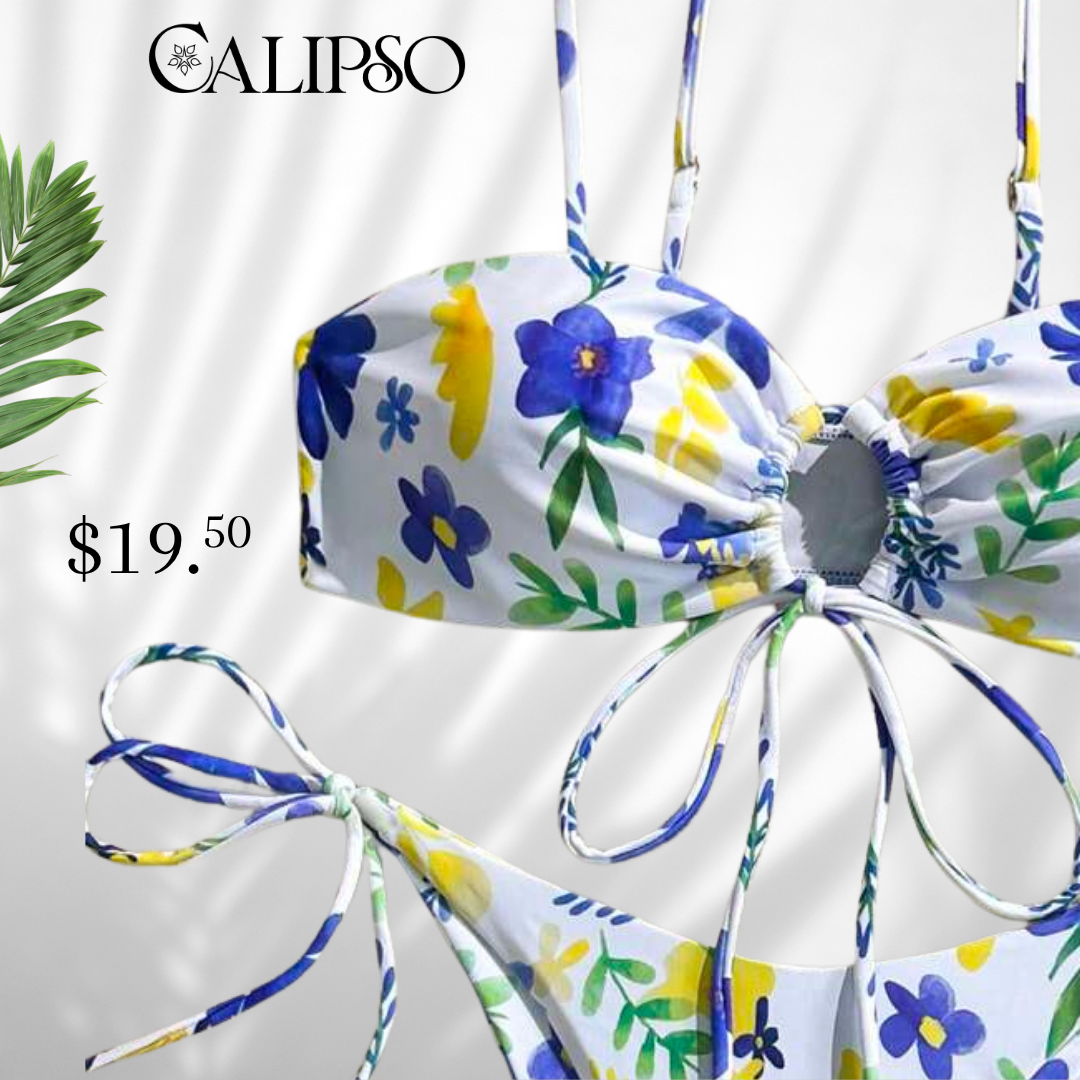 festival flowers bikini