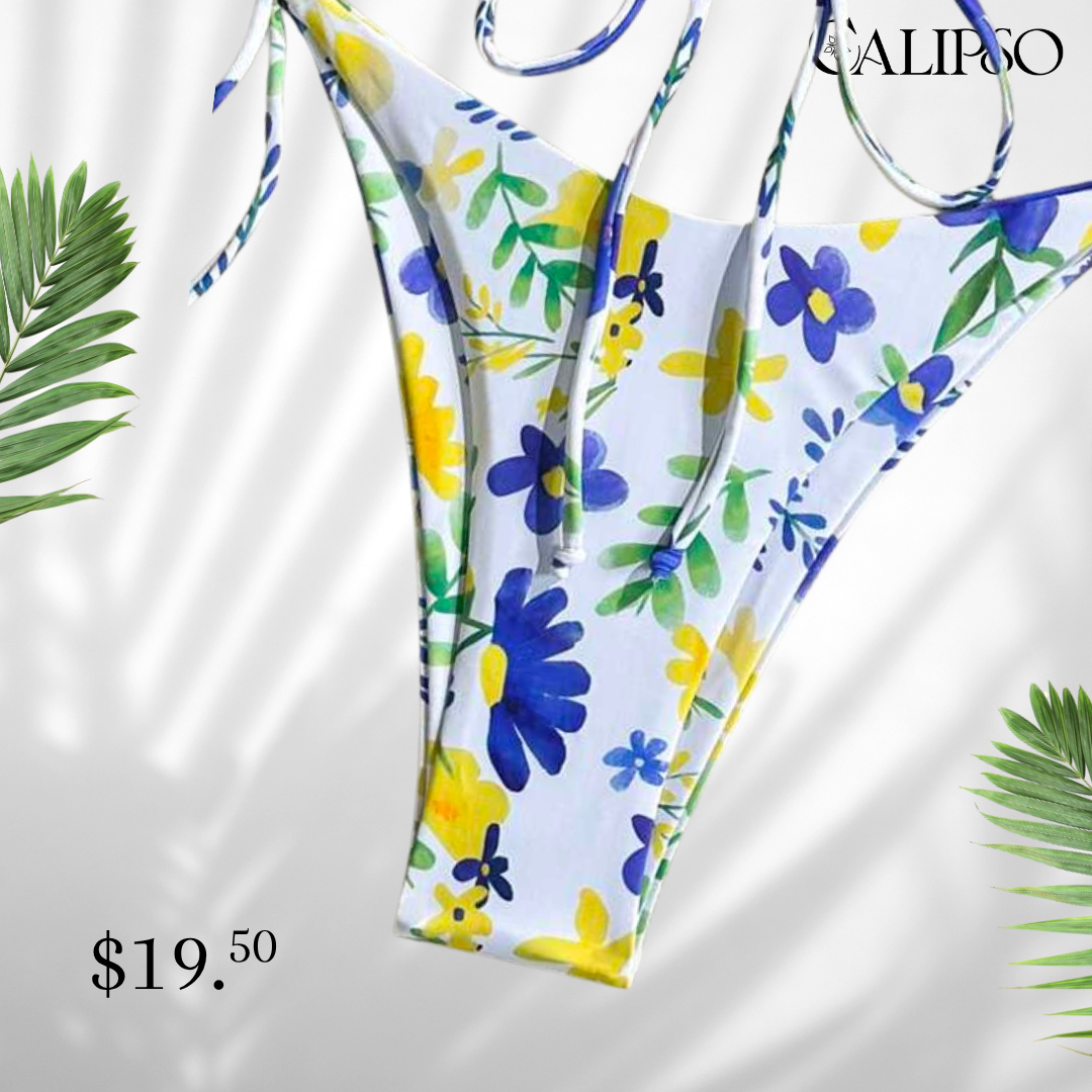 festival flowers bikini