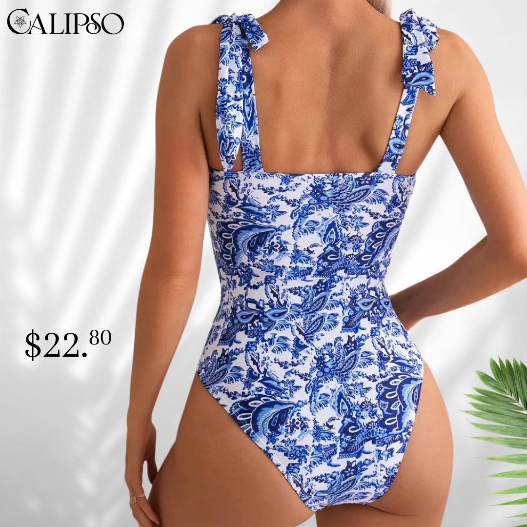 Classic flower swimsuit