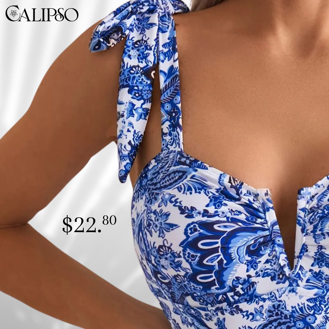 Classic flower swimsuit