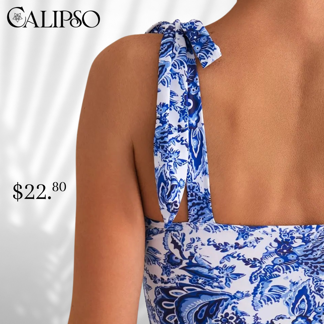 Classic flower swimsuit
