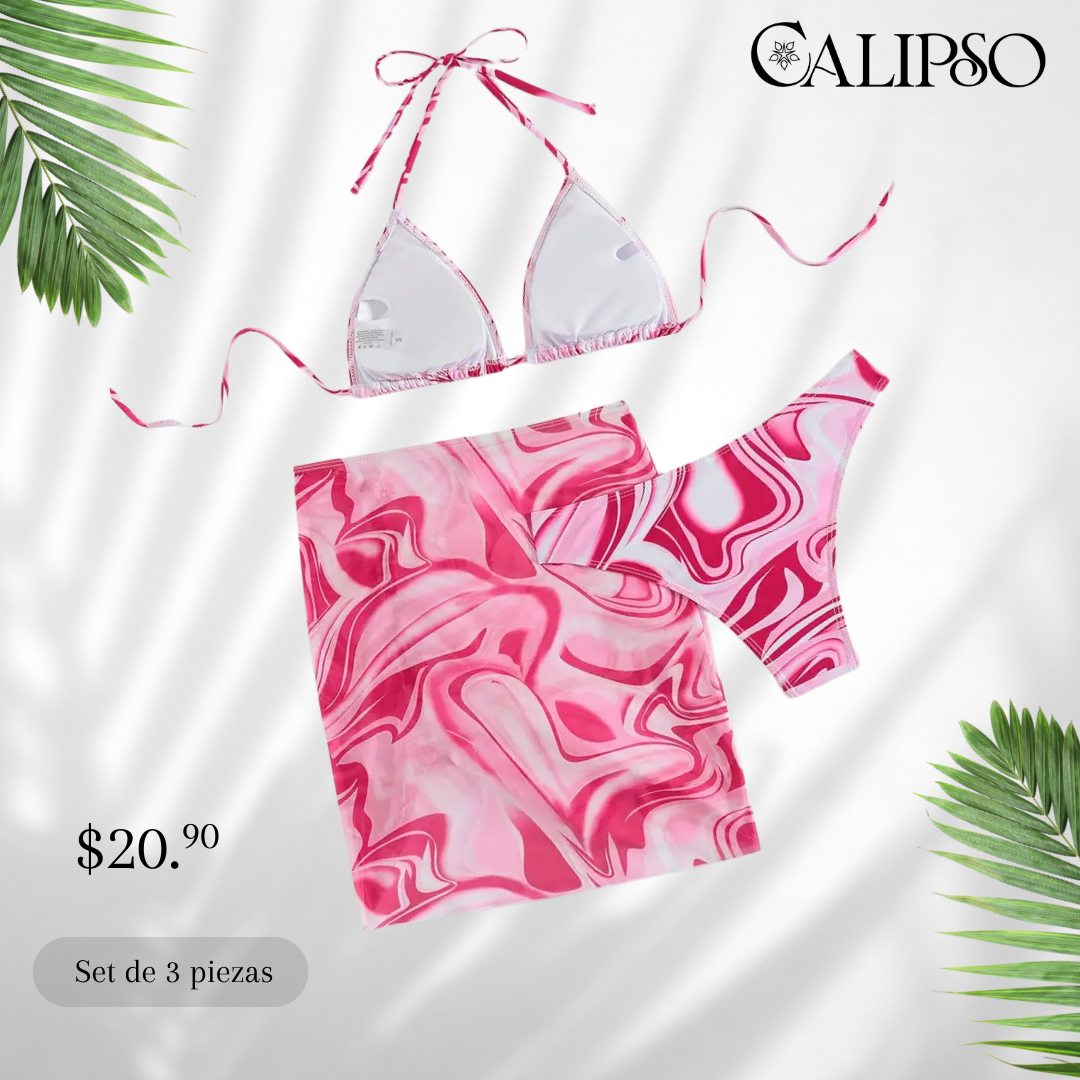 Pink party bikini