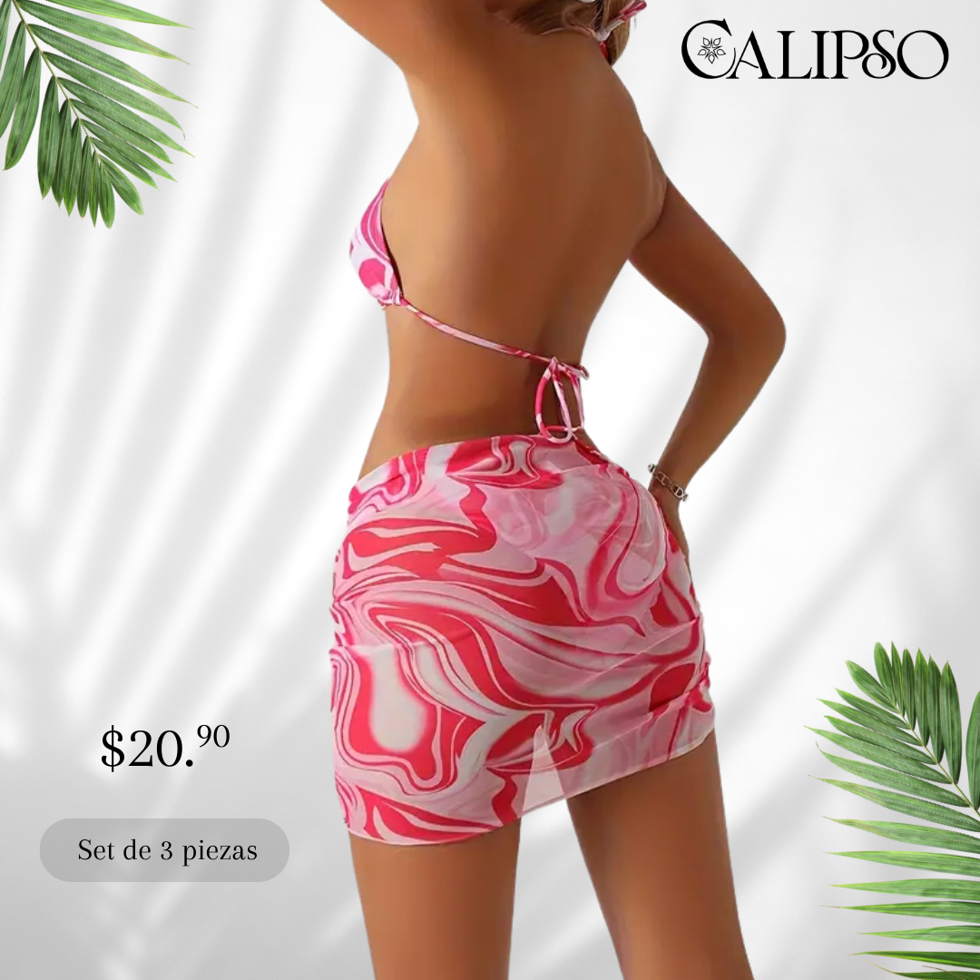 Pink party bikini