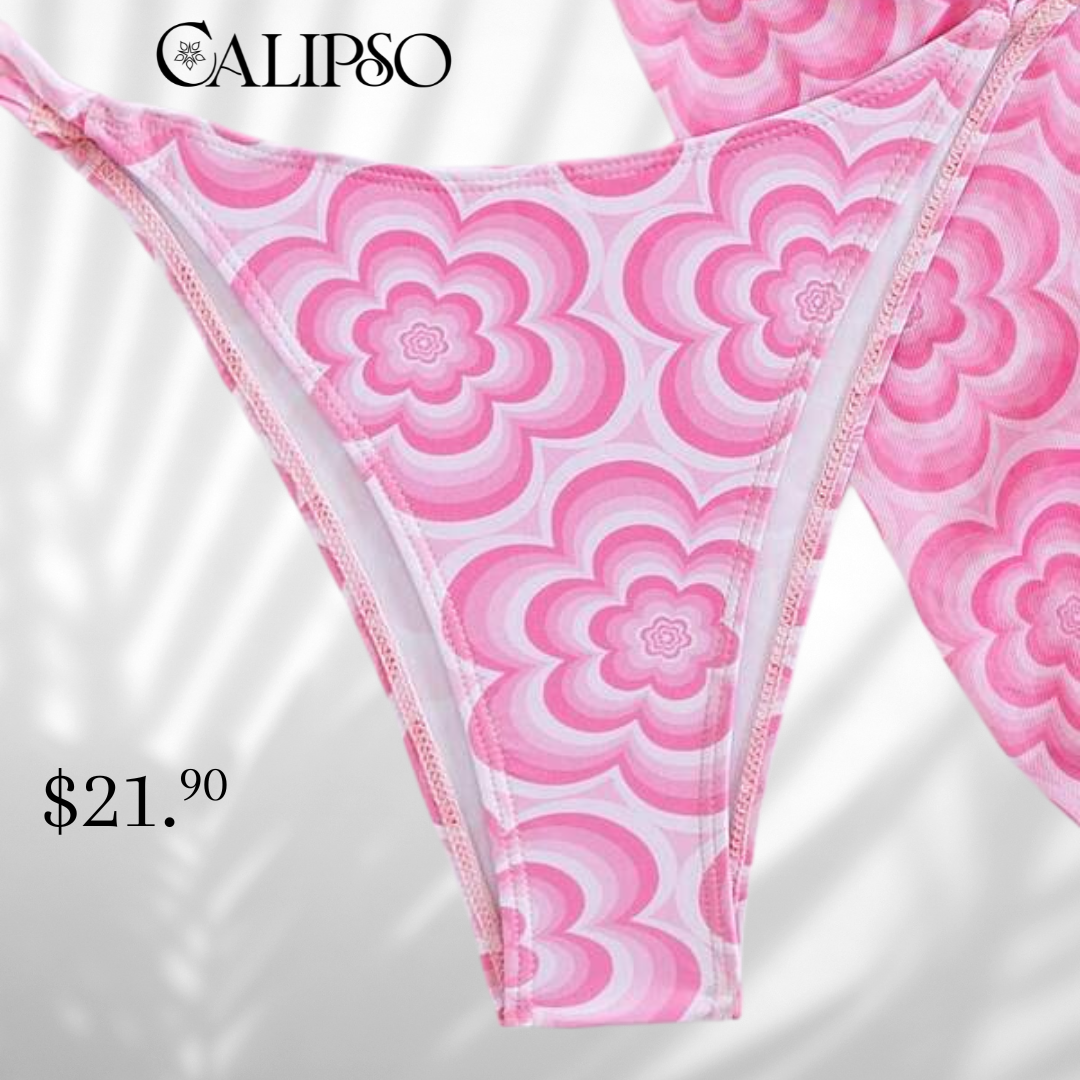 Pink flower set