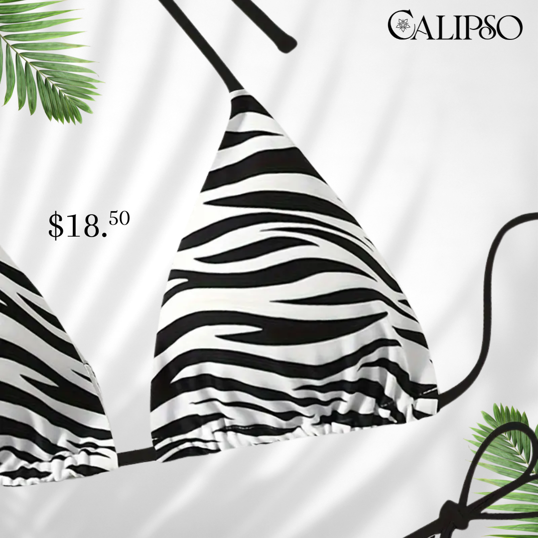 Zebra style bikini