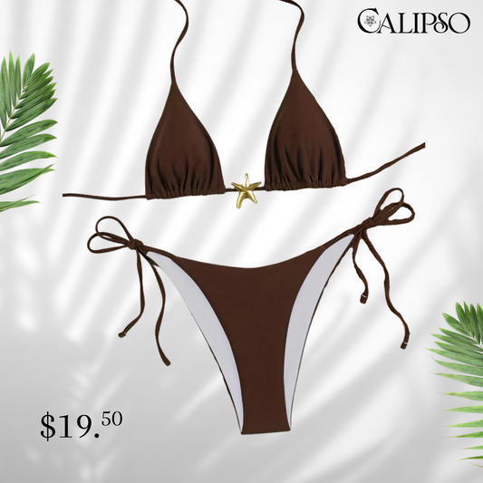 Golden star bikini