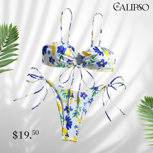 festival flowers bikini